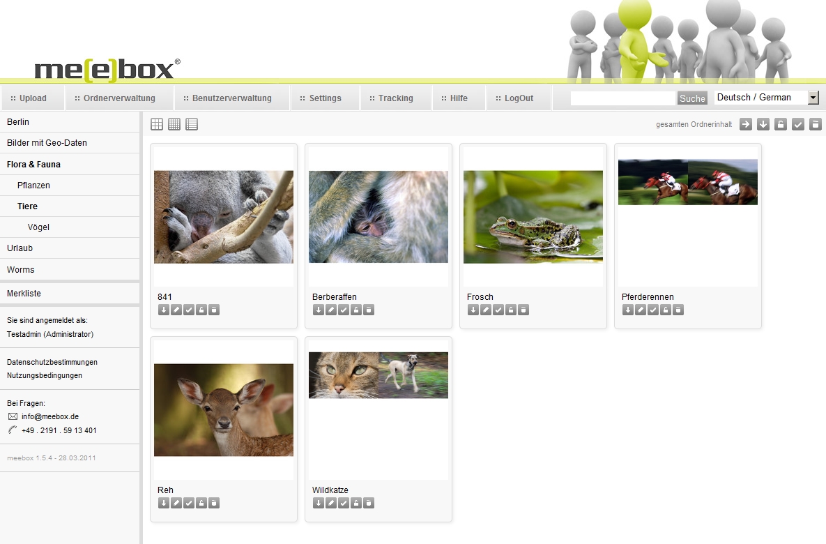 meebox - Intuitive Bedienung